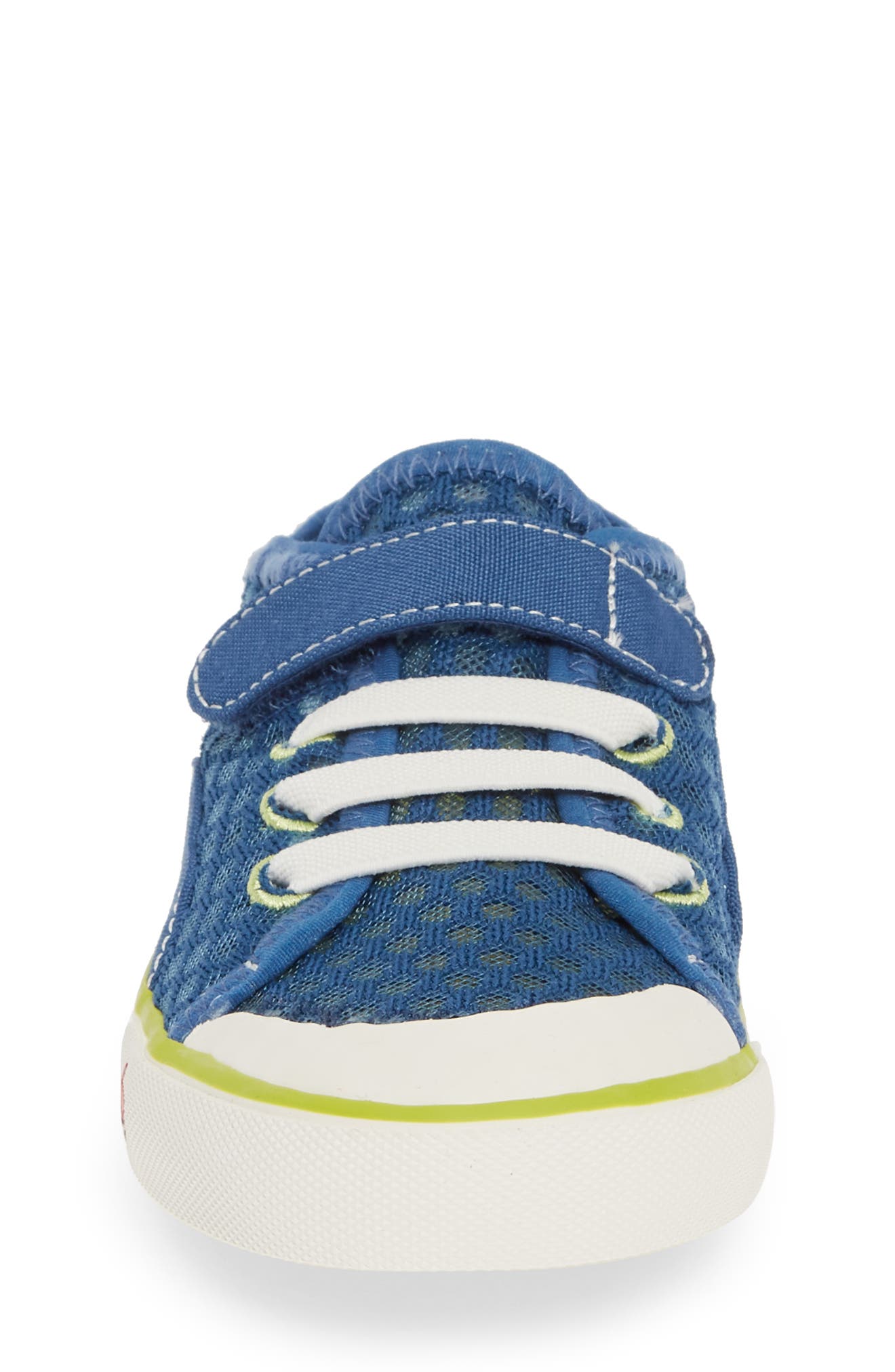 Saylor Sneaker, Alternate, color, BLUE/ LIME