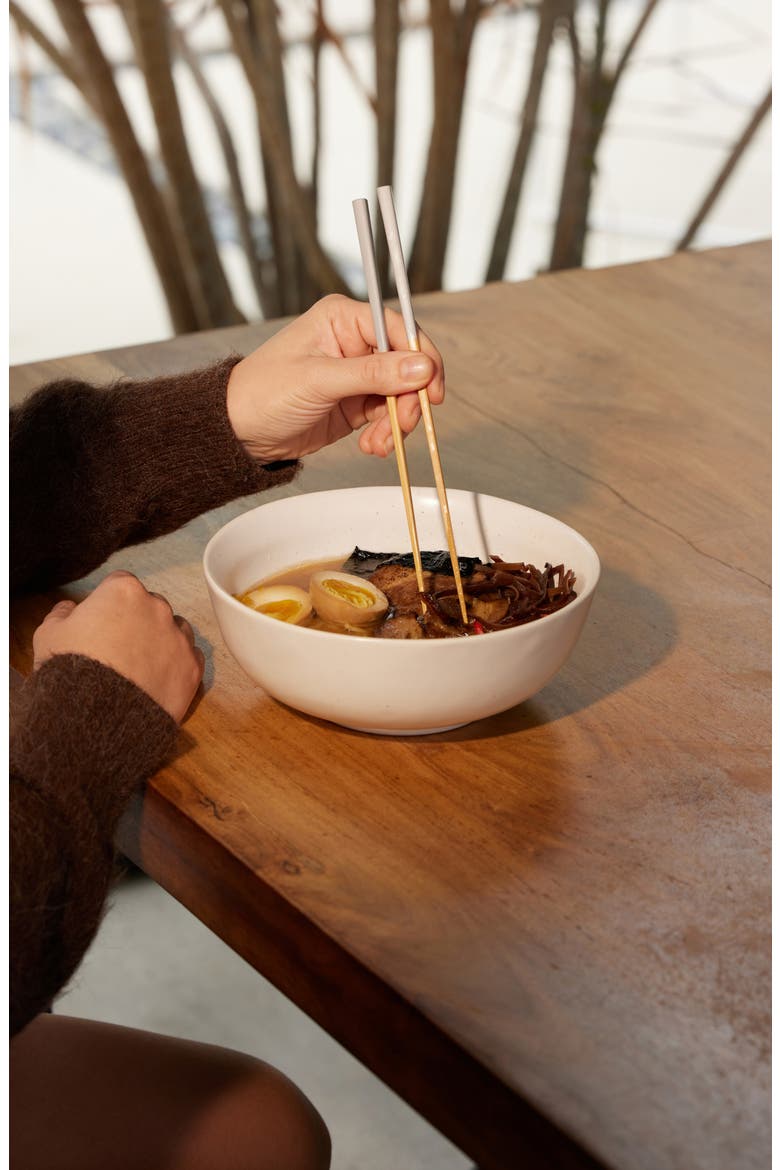 The Ramen Set of 2 Bowls, Alternate, color, DESERT TAUPE