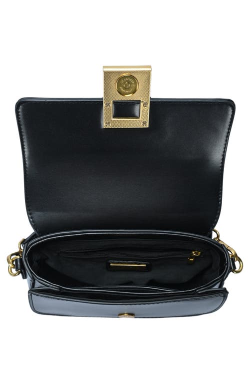 Mms Design Studio Square Buckle Crossbody Bag In Black