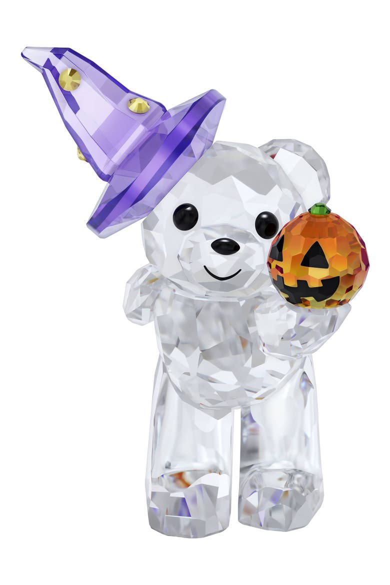Halloween Kris Bear Crystal Figurine, Alternate, color, WHITE