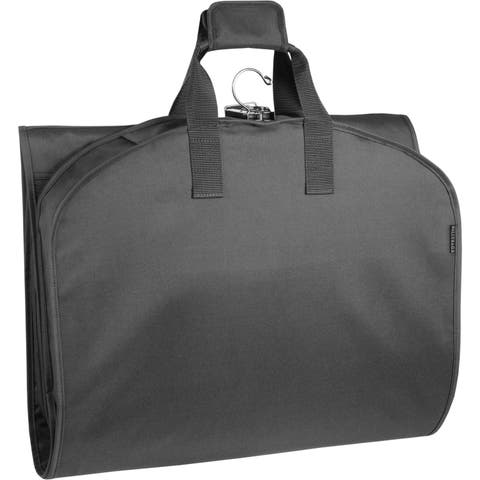 60"  Premium Tri-Fold Travel Garment Bag with exterior pocket