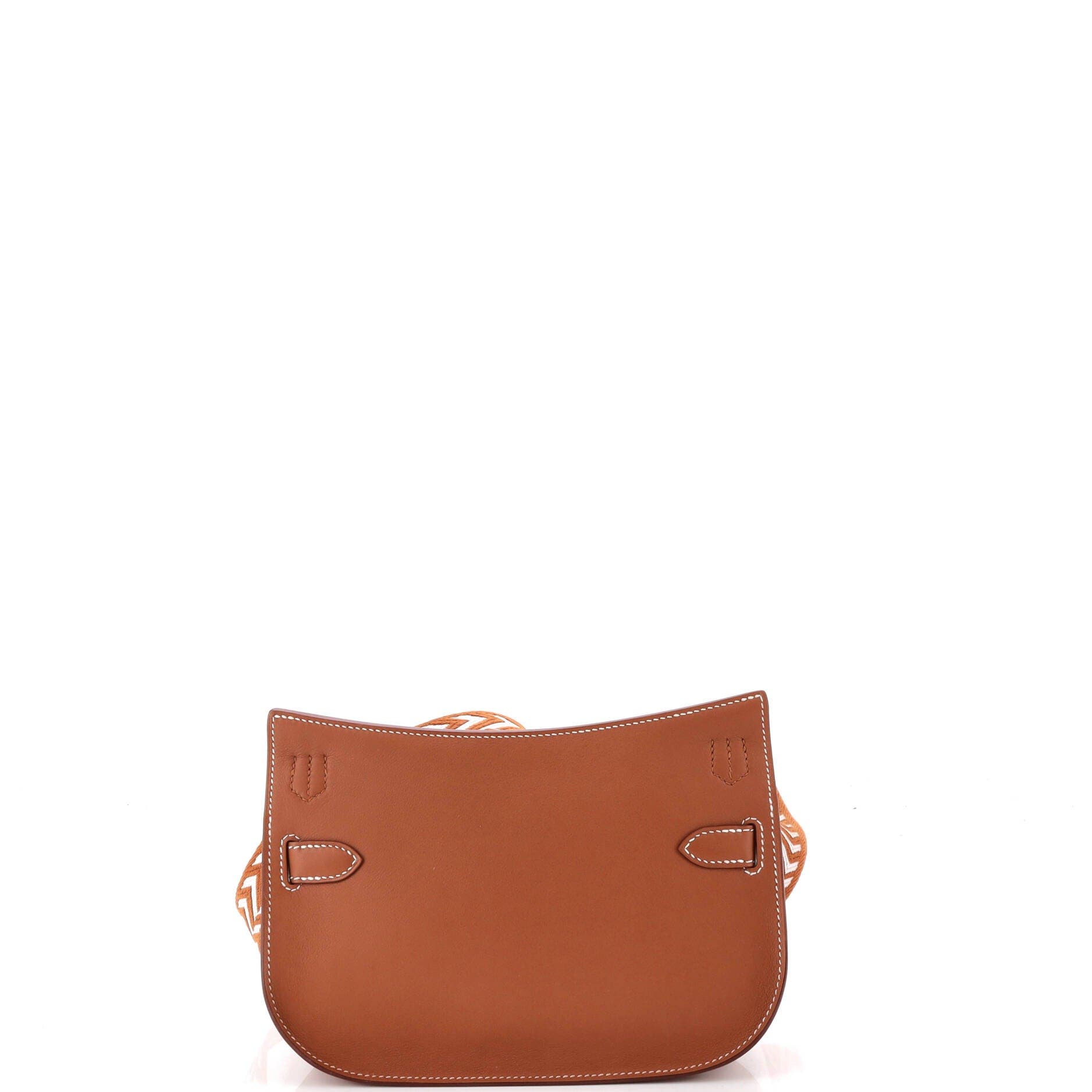 Pre-Owned Hermes Jypsiere Bag Swift Mini, Alternate, color, Gold
