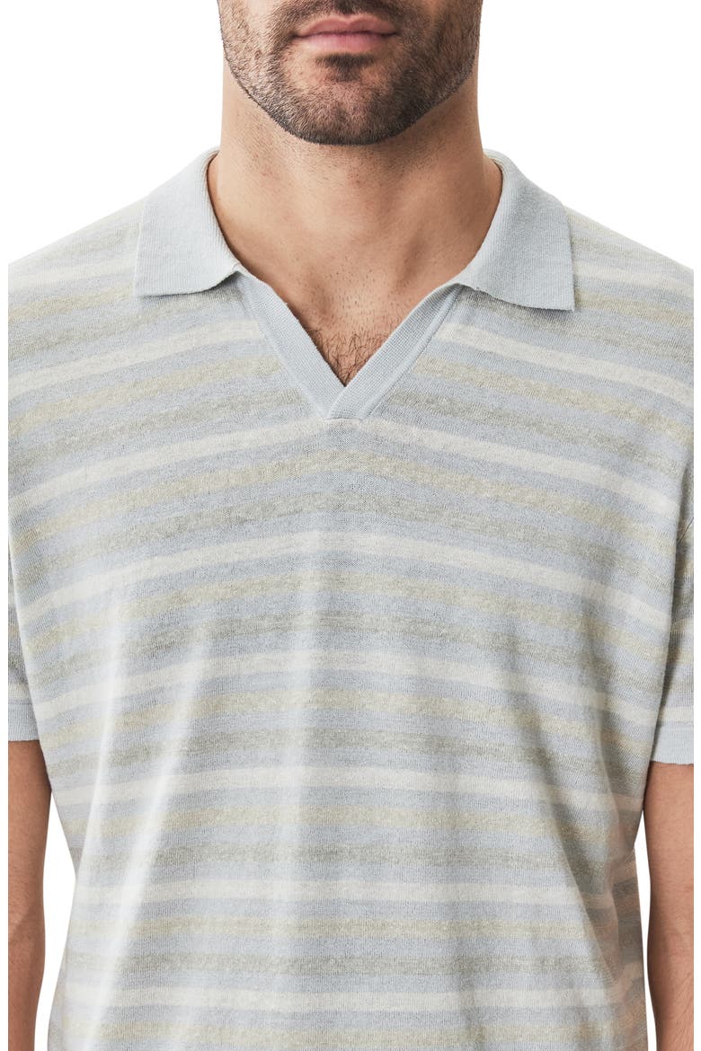 Lesko Johnny Collar Polo Sweater, Alternate, color, OLIVE