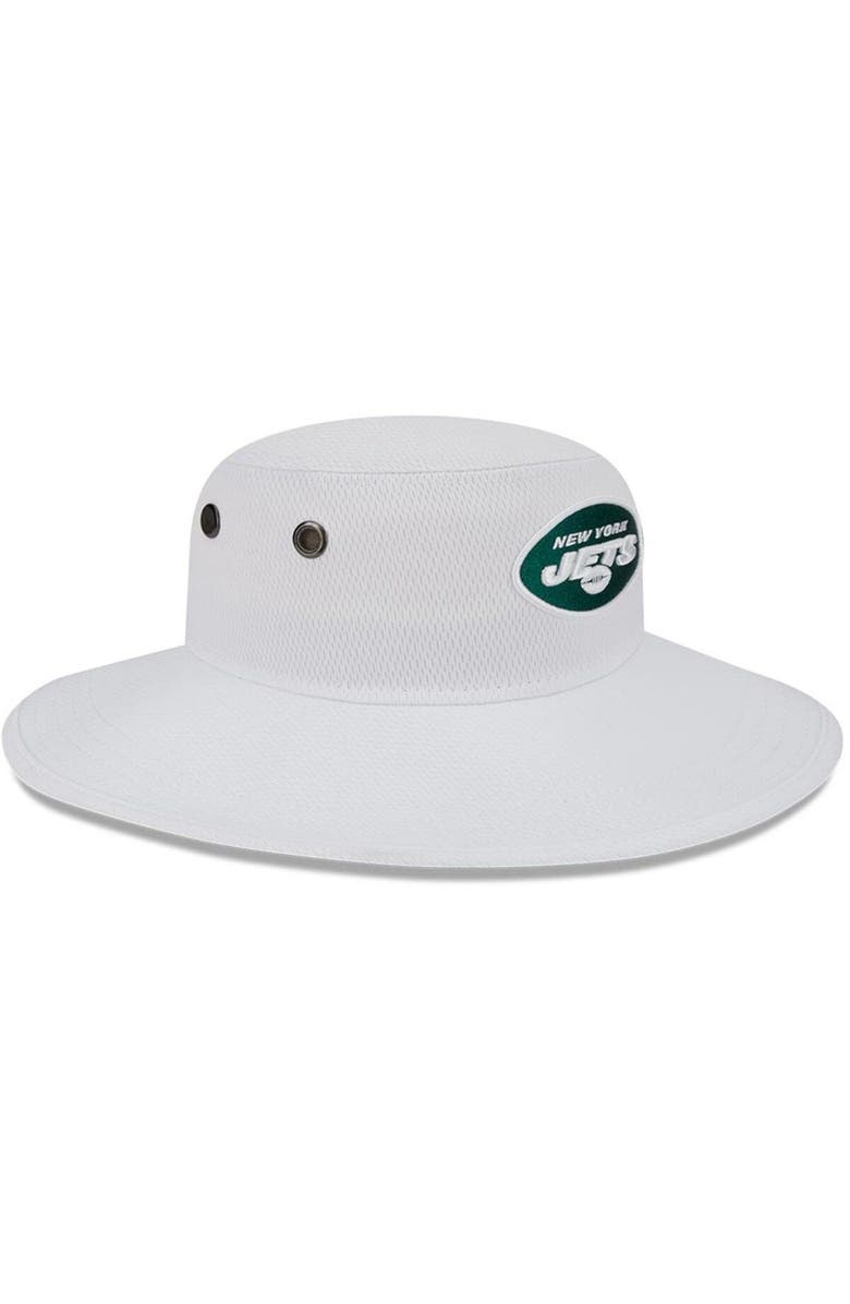 New Era Men's New Era White New York Jets 2023 NFL Training Camp Panama Bucket Hat, Alternate, color, 