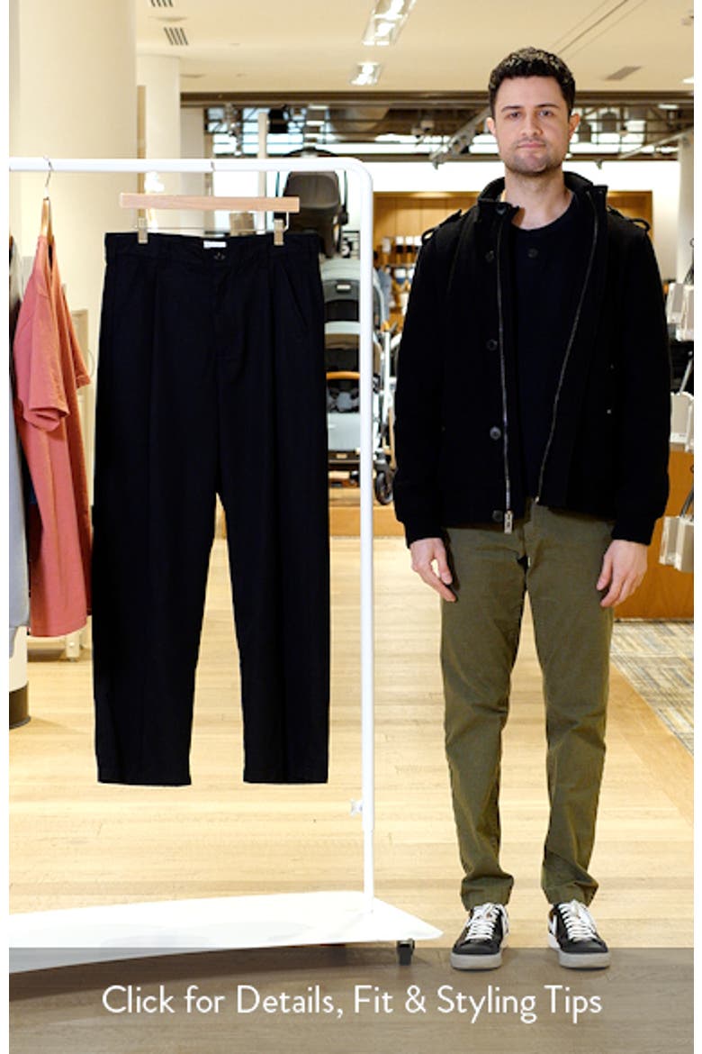 Otis Pleated Twill Pants video