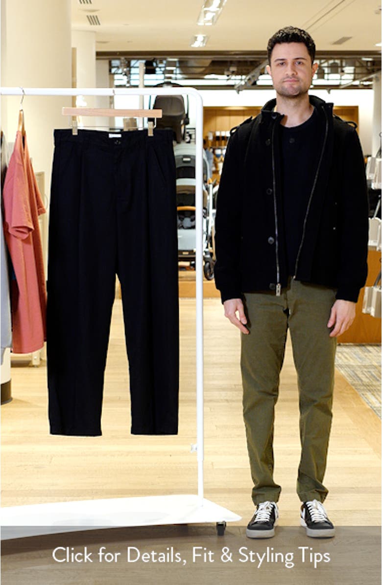Otis Pleated Twill Pants, sales video thumbnail