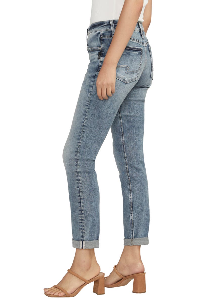 Silver Jeans Co. Mid Rise Boyfriend Jeans, Alternate, color, 