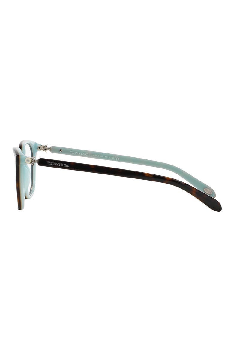 51mm Square optical glasses, Alternate, color, HAVANA BLUE