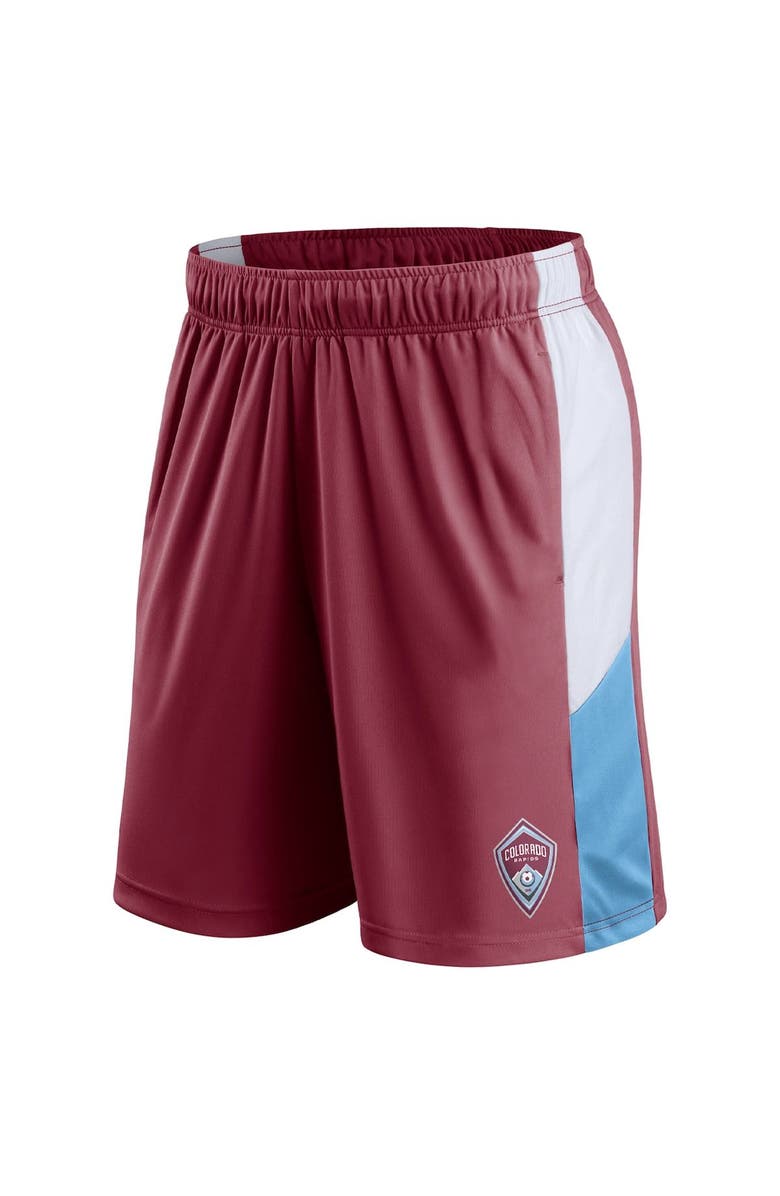 FANATICS Men's Fanatics Branded Burgundy Colorado Rapids Champion Rush Shorts, Alternate, color, 