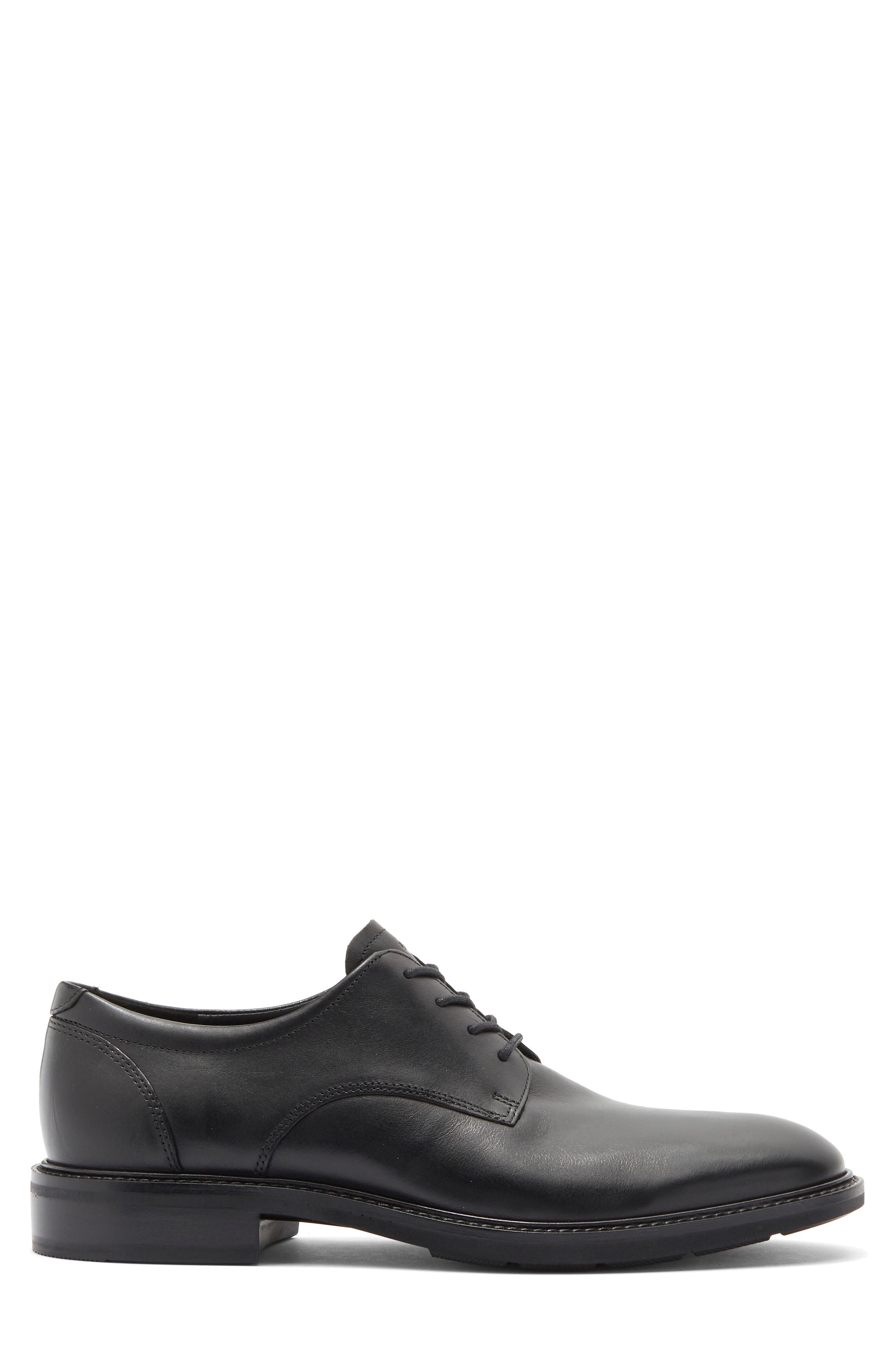 Metropole Prague Plain Toe Derby, Alternate, color, 01001BLACK