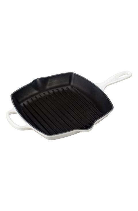 10 Inch Square Enamel Cast Iron Grill Pan