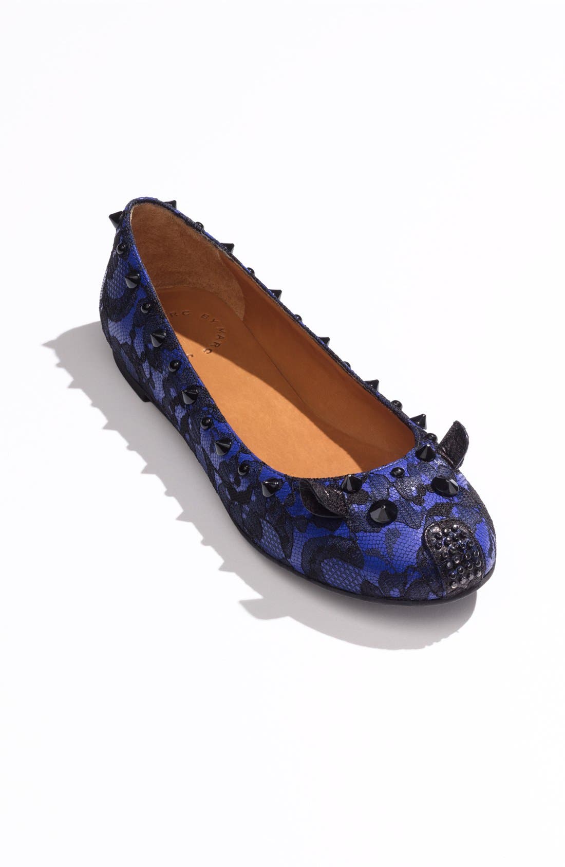MARC BY MARC JACOBS 'Mouse' Ballerina Flat, Alternate, color, RED