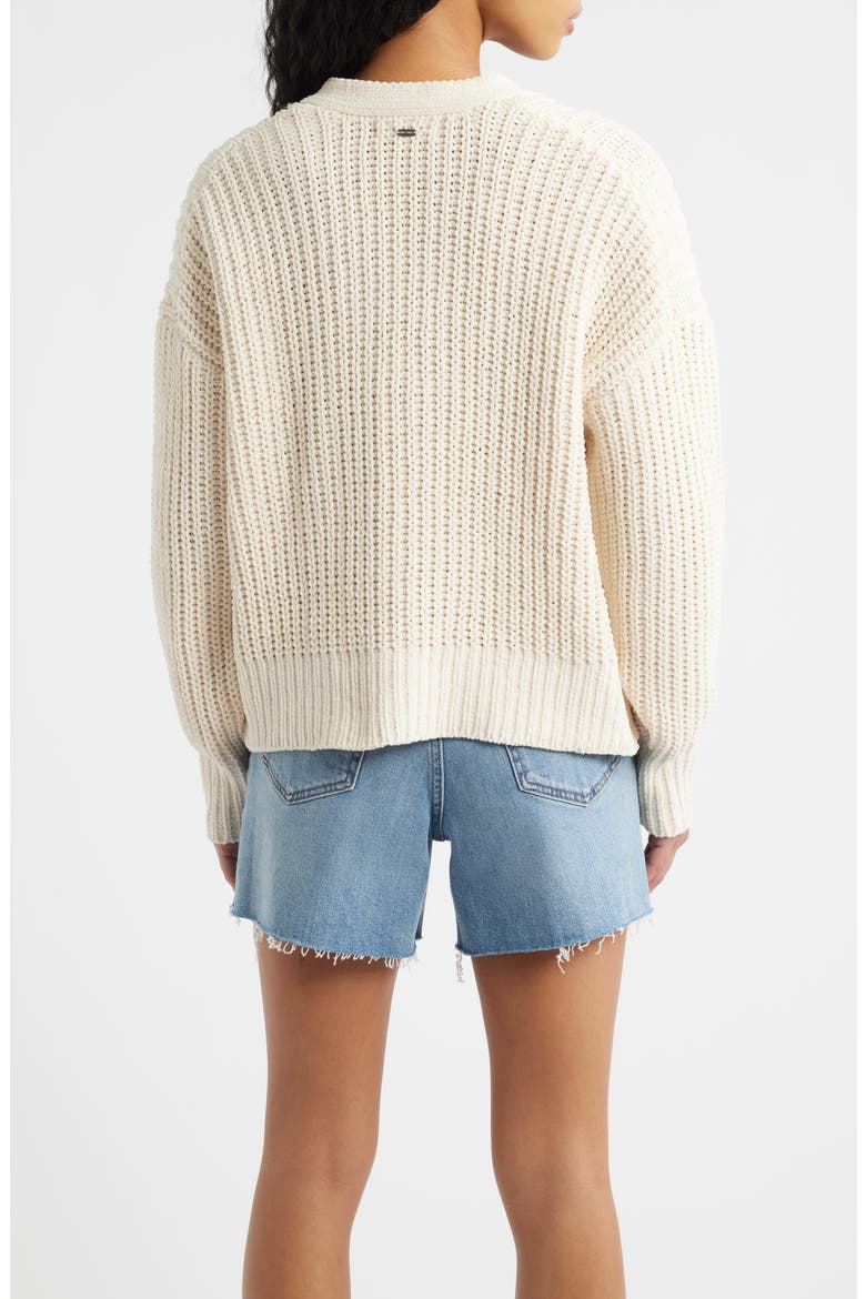 Neon Isles Cardigan, Alternate, color, OFF WHITE