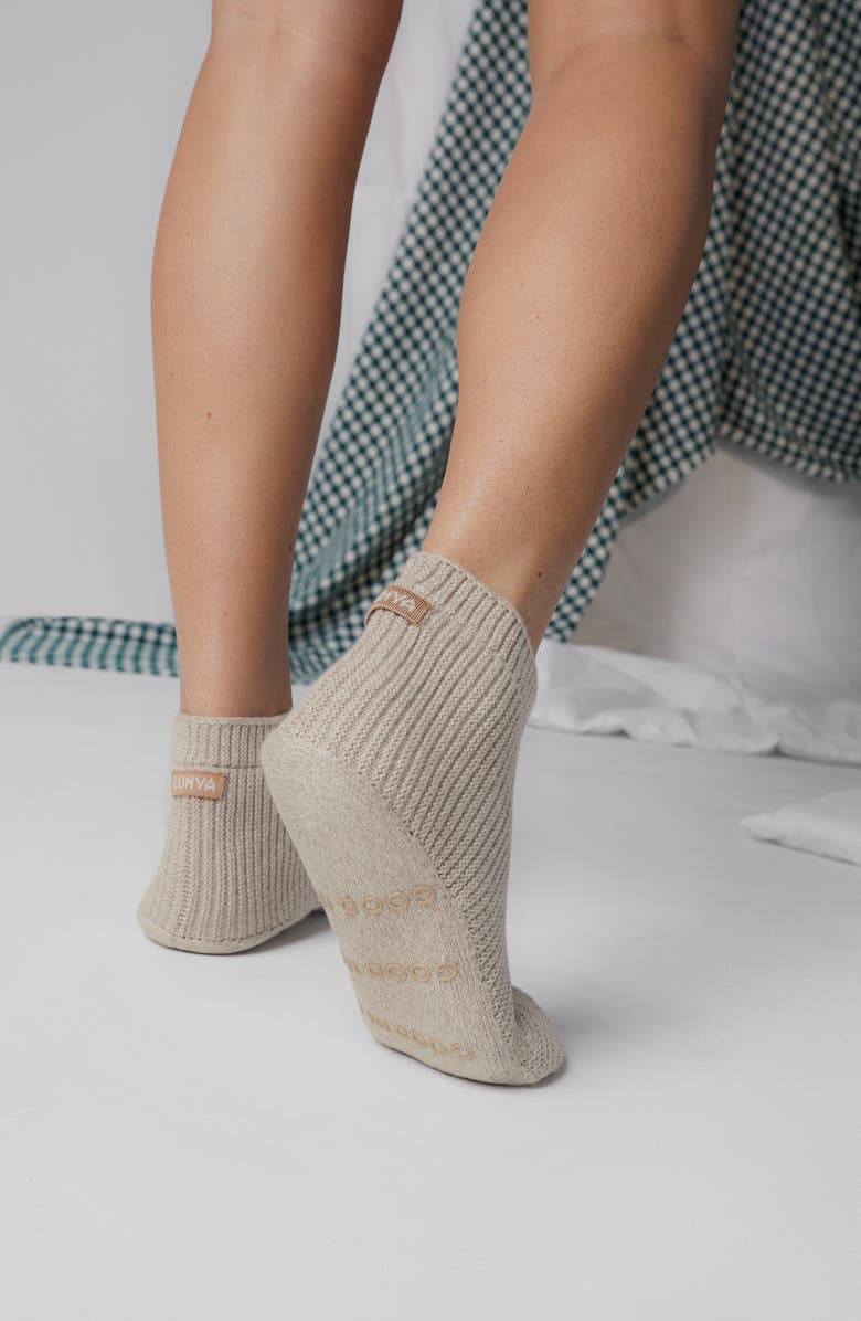 Lunya Organic Cotton Blend Slipper Sock, Alternate, color,
