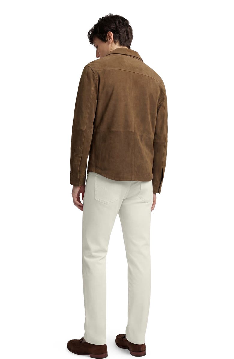 Onia Suede Work Overshirt, Alternate, color, Doe
