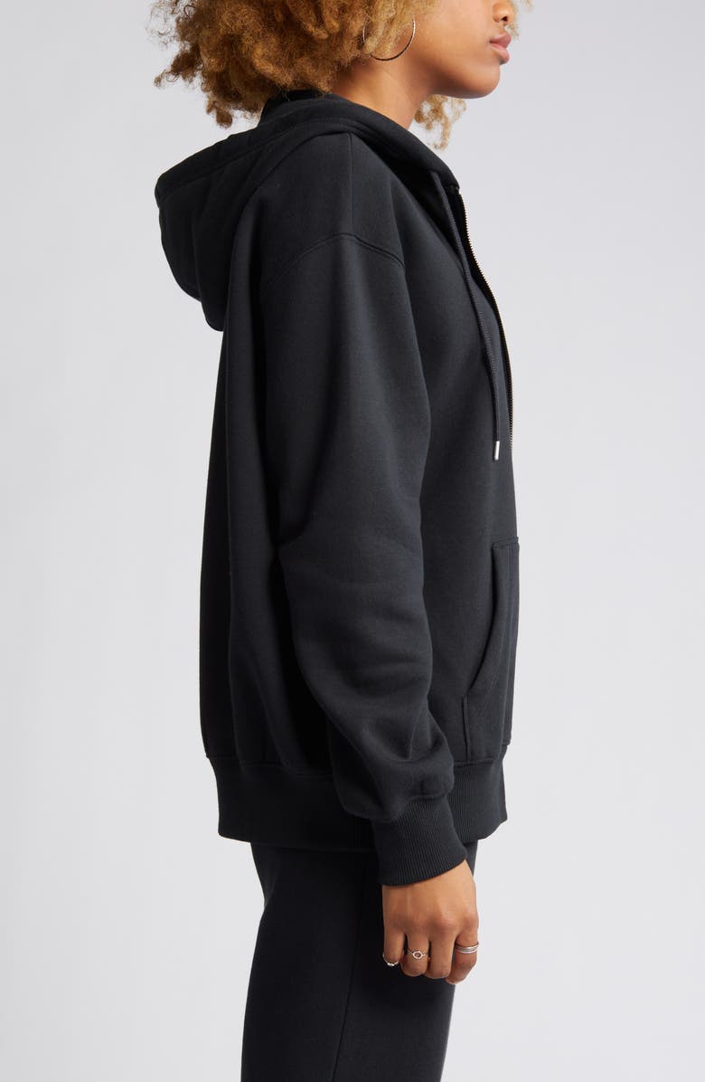 BP. Oversize Cotton Blend Zip-Up Hoodie, Alternate, color,