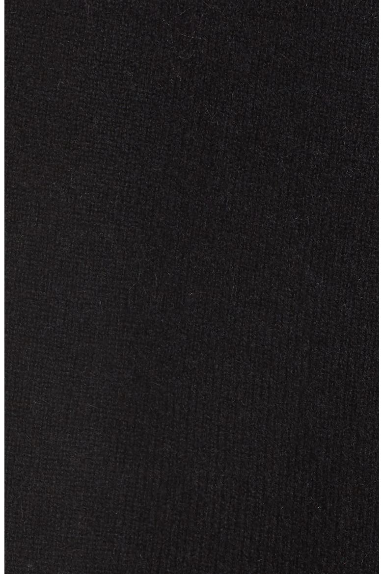 Shawl Collar Cashmere Cardigan, Alternate, color, BLACK