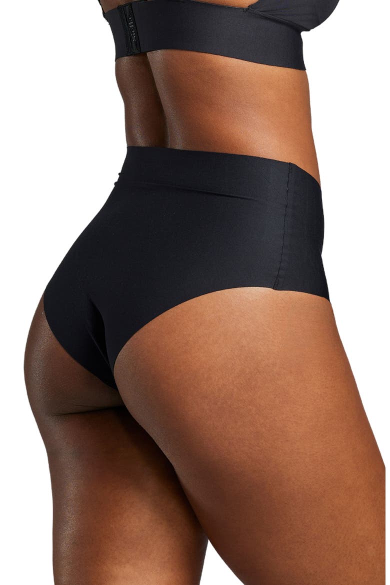 No-Show High Waist, Alternate, color, Black