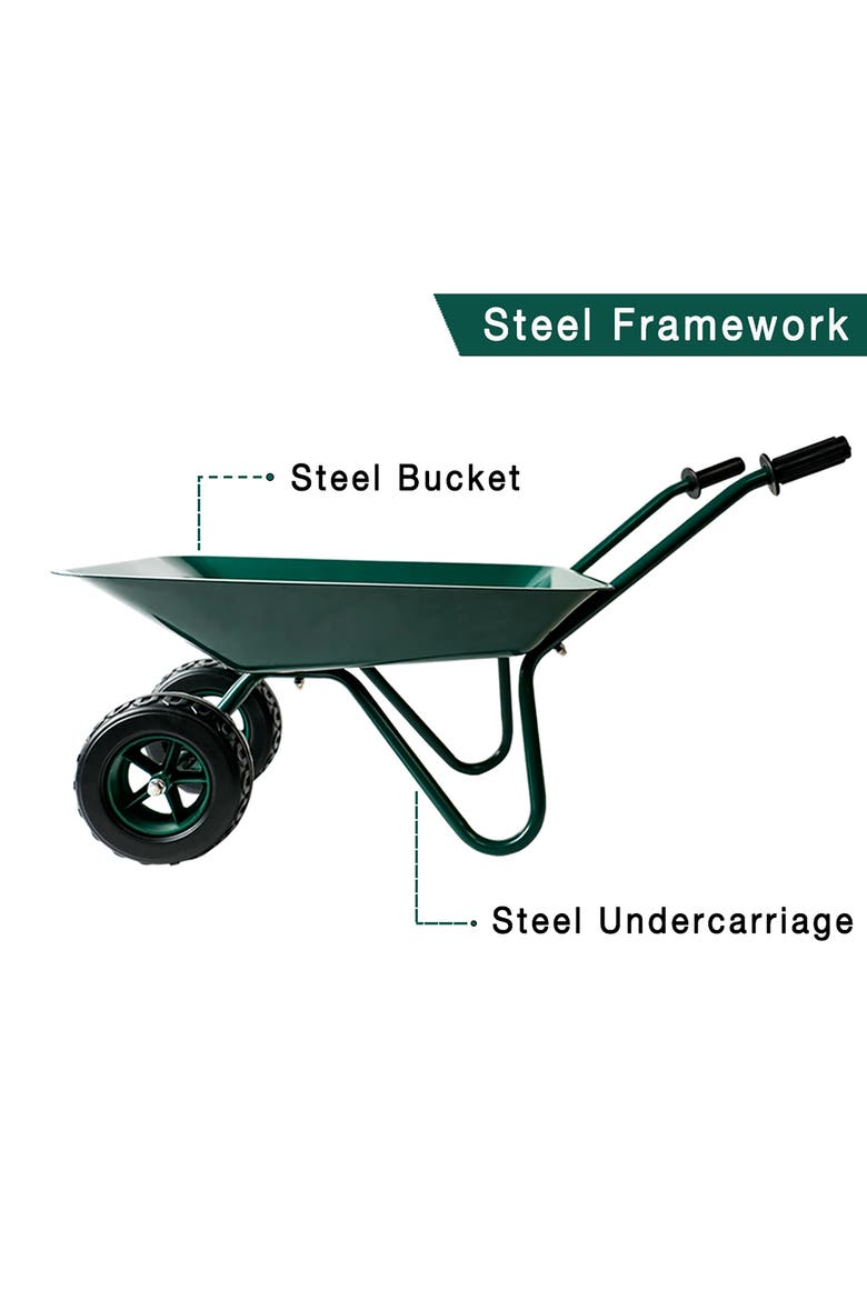 Metal Wheelbarrow, Alternate, color, Multicolored