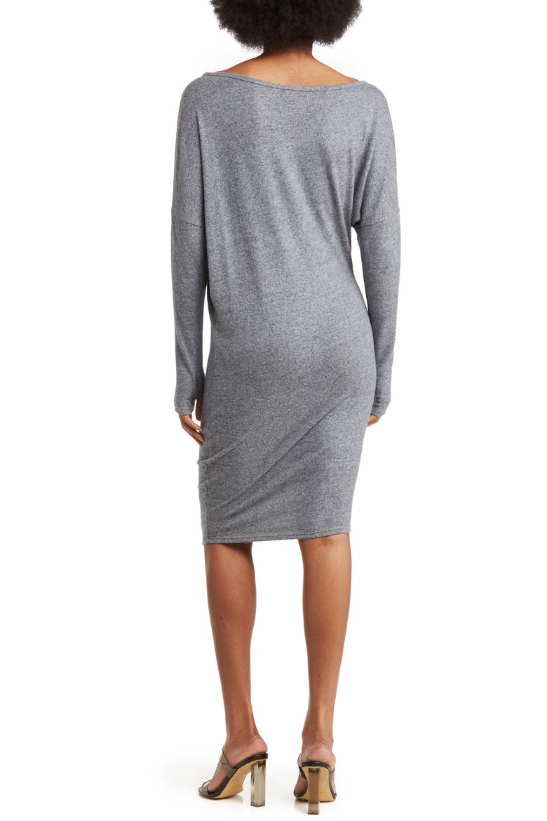 Long Sleeve Dress, Alternate, color, BLUISH TWO-TONE