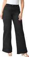 Roaman's Plus Size 24/7 Stretch Wide Leg Jean