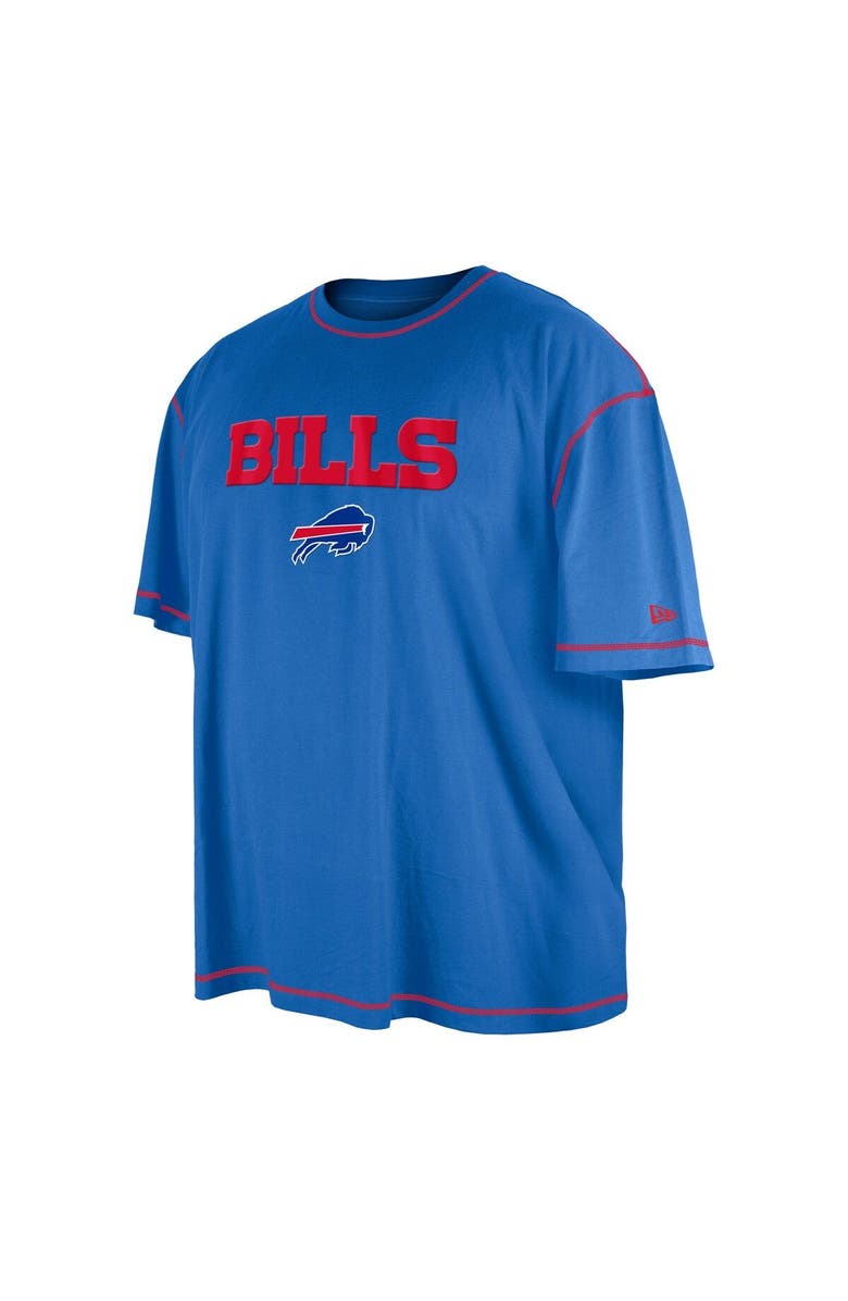 New Era Men's New Era Royal Buffalo Bills Third Down Big & Tall Puff Print T-Shirt, Alternate, color, 