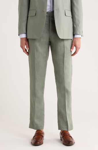 Tommy Hilfiger Flat Front Linen Trousers