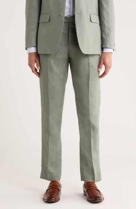 Tommy Hilfiger Flat Front Linen Trousers