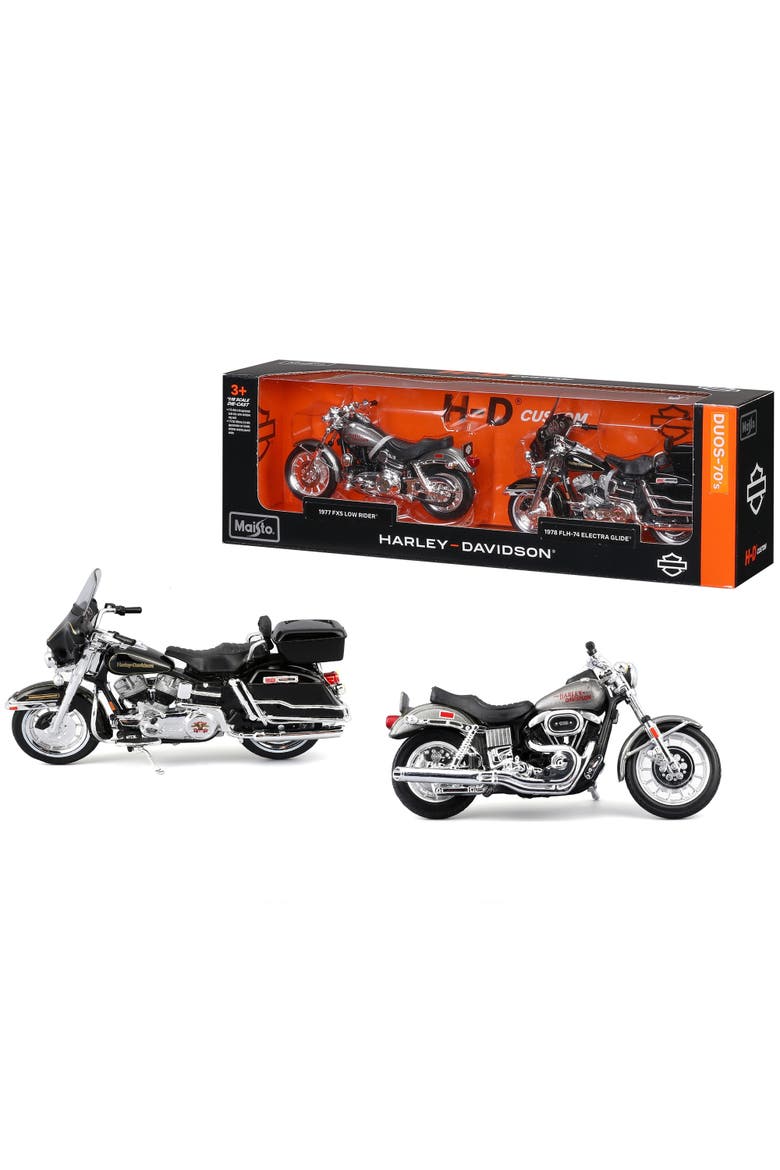 Duos 70s Motorcycle Set Collectible Toy, Alternate, color, Multicolored