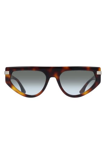 Victoria Beckham 56mm Tea Cup Sunglasses In Blue