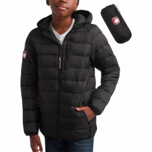 Canada Weather Gear Kids' Boys' Lightweight Packable Puffer Jacket In Black