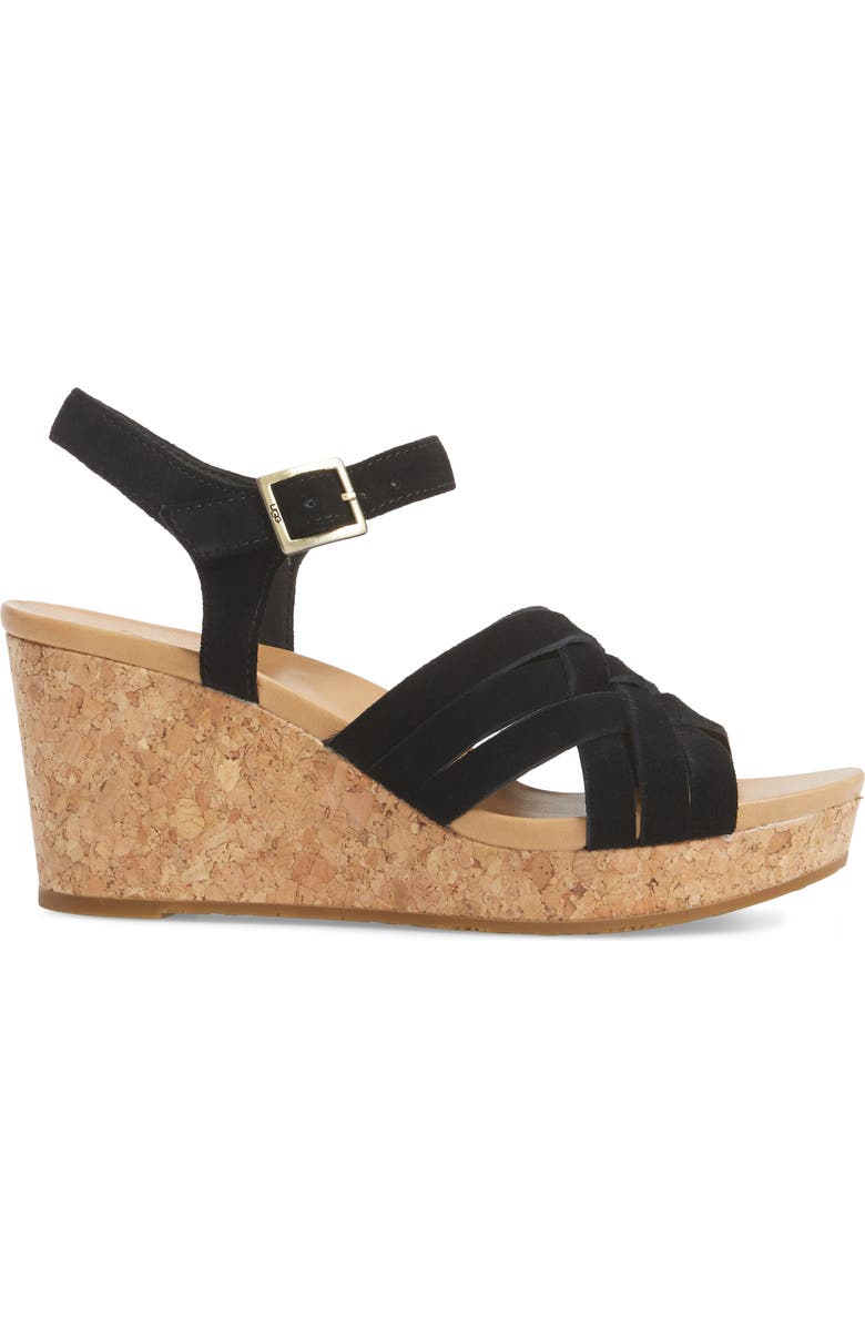 UGG<sup>®</sup> Uma Wedge Sandal, Alternate, color,