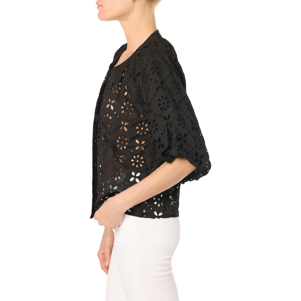 Shop Joe's The Broderie Top In Black