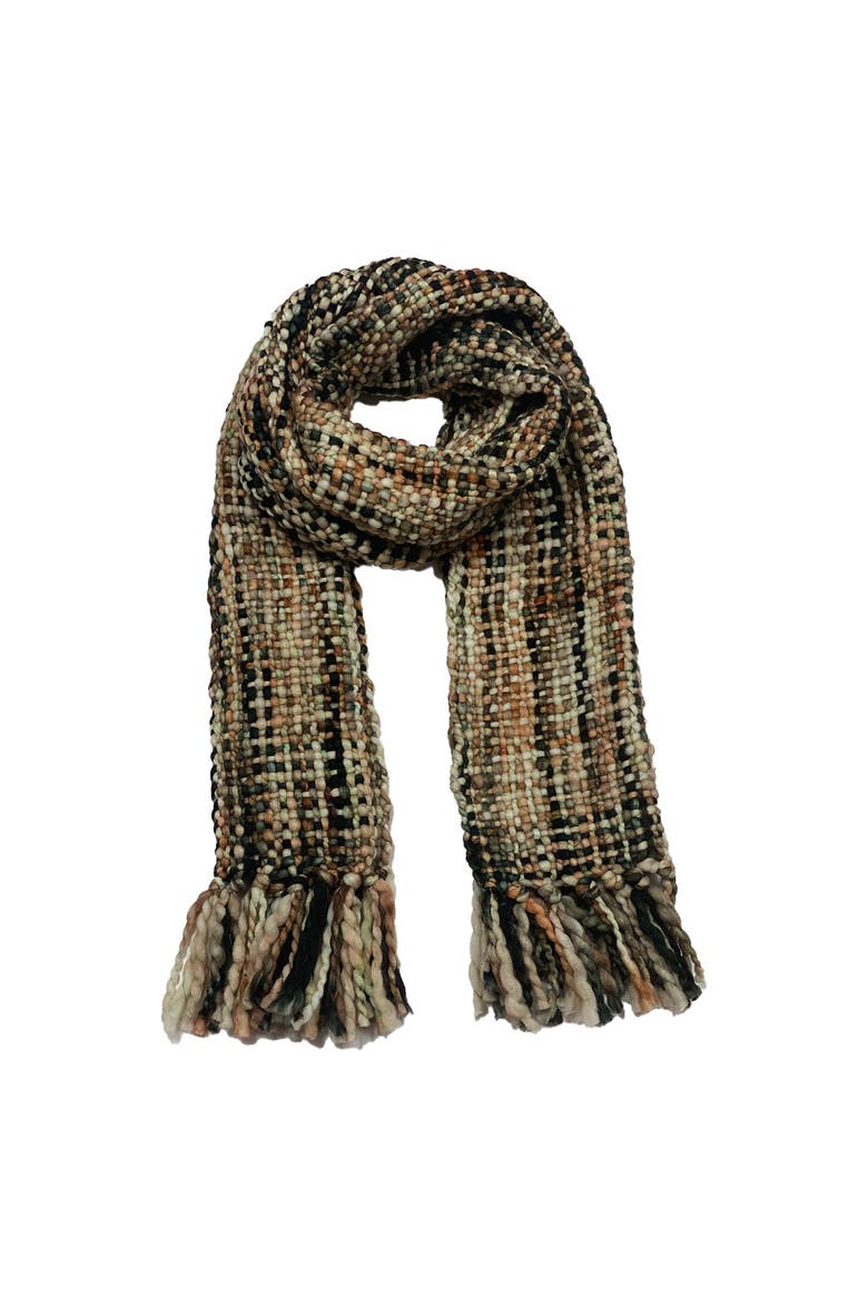 Stella Acrylic Multi Colored Winter Scarf, Main, color, Sonoma