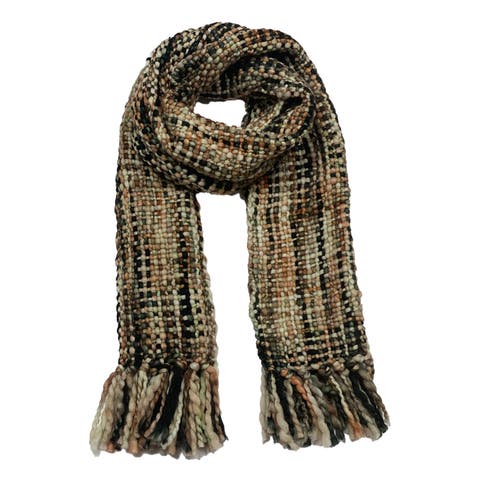 Stella Acrylic Multi Colored Winter Scarf