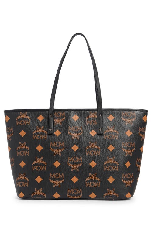 Mcm Aren Tote Bag In Black