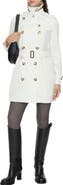 Burberry Short Tropical Gabardine Kensington Trench Coat