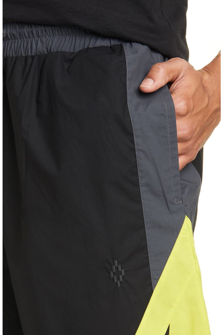 Dynamic Cotton Blend Board Shorts, Alternate, color, BLACK LIME