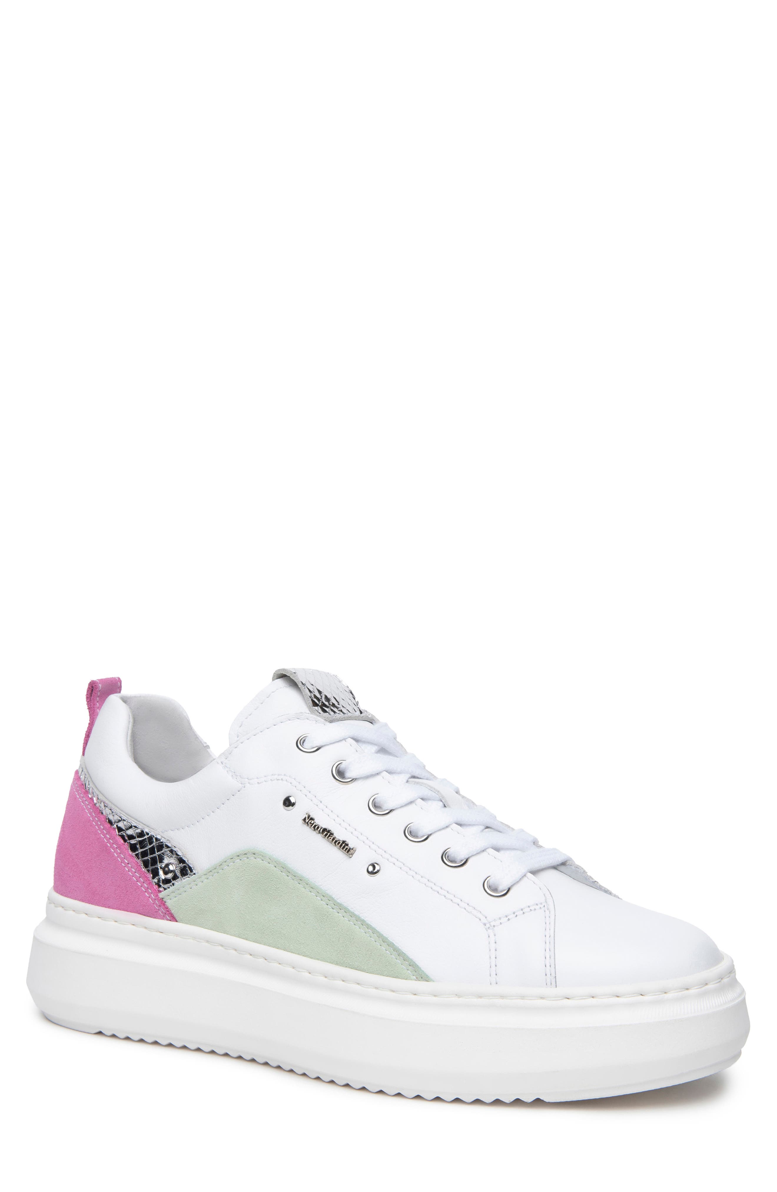 NeroGiardini Retro Colorblock Platform Sneaker