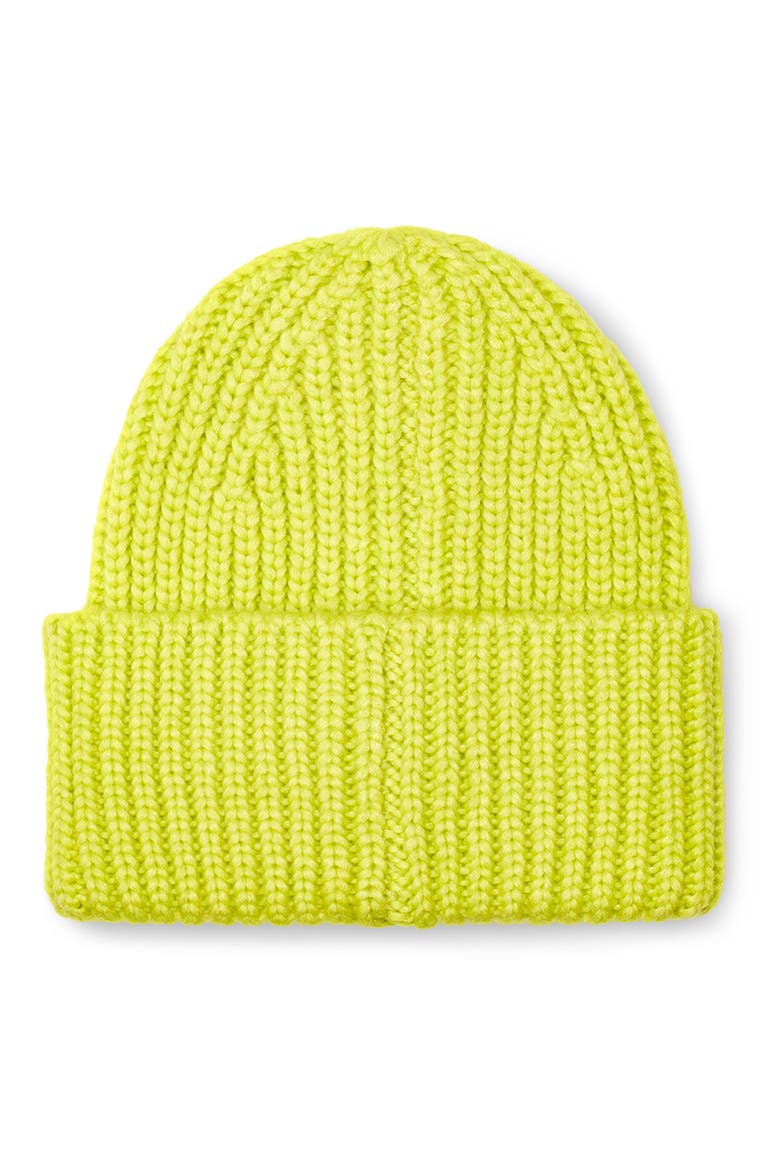 Chunky Ribbed Beanie, Alternate, color, SULFUR