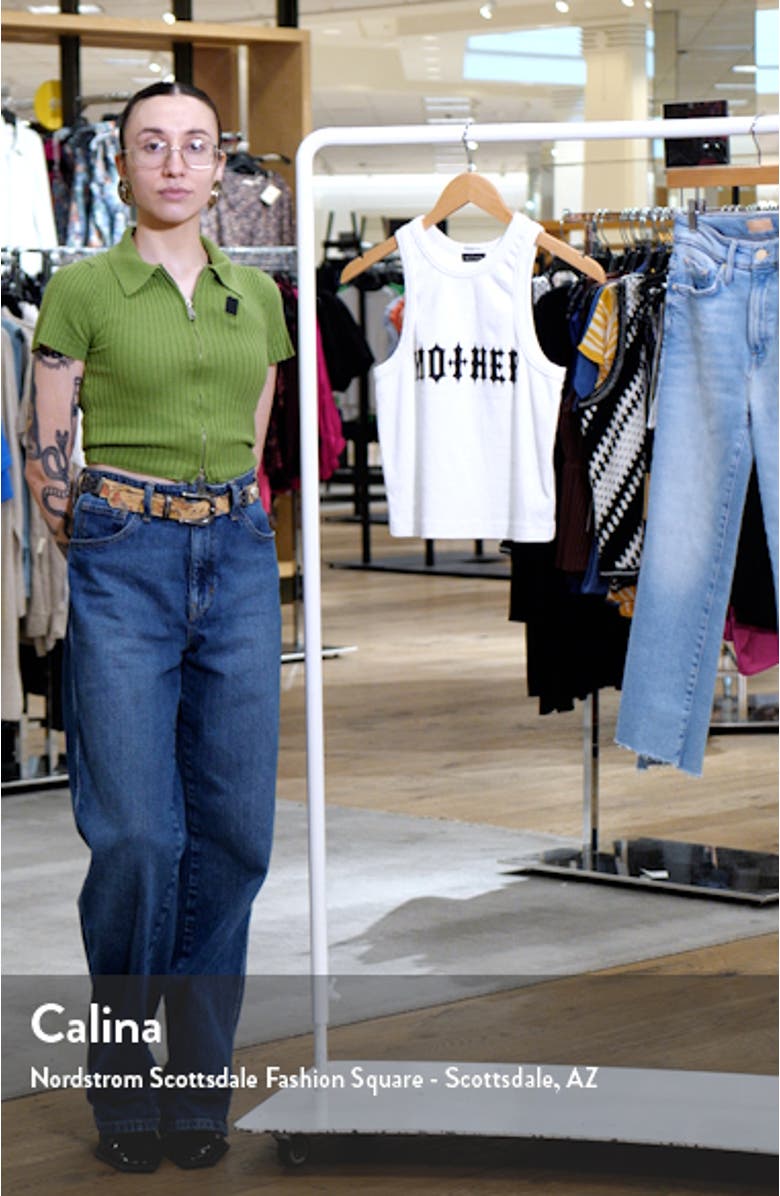 The Chin Ups Chop Crop Graphic Tank, sales video thumbnail