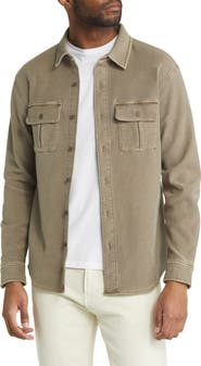 The Normal Brand Tailored Terry Shirt Jacket