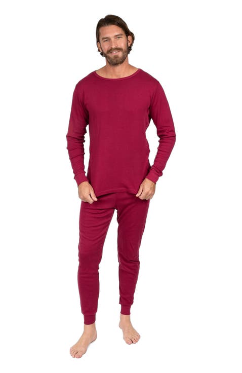 Men's Cotton Solid Matching Family Pajamas