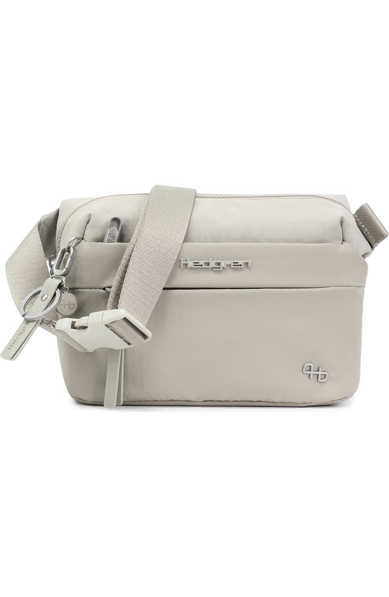 Hedgren Hogo RFID Convertible Belt Bag, Main, color, Willow Grey