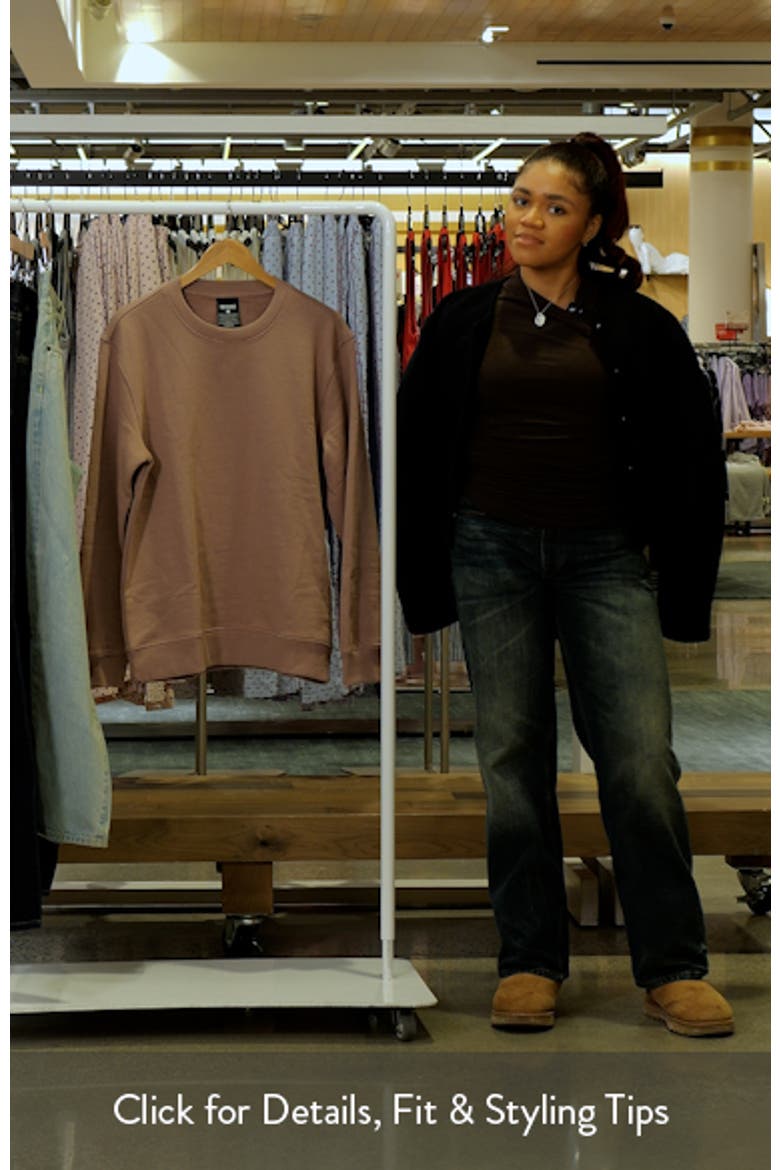 Fleece Crewneck Sweatshirt video