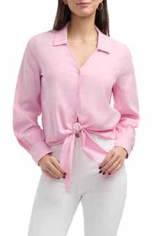Ellen Tracy Tie Front Shirt