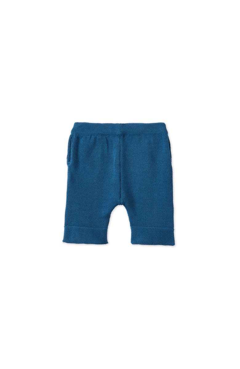Vild House of Little Organic Cotton Nordic Knit Shorts, Alternate, color, Fjord Blue