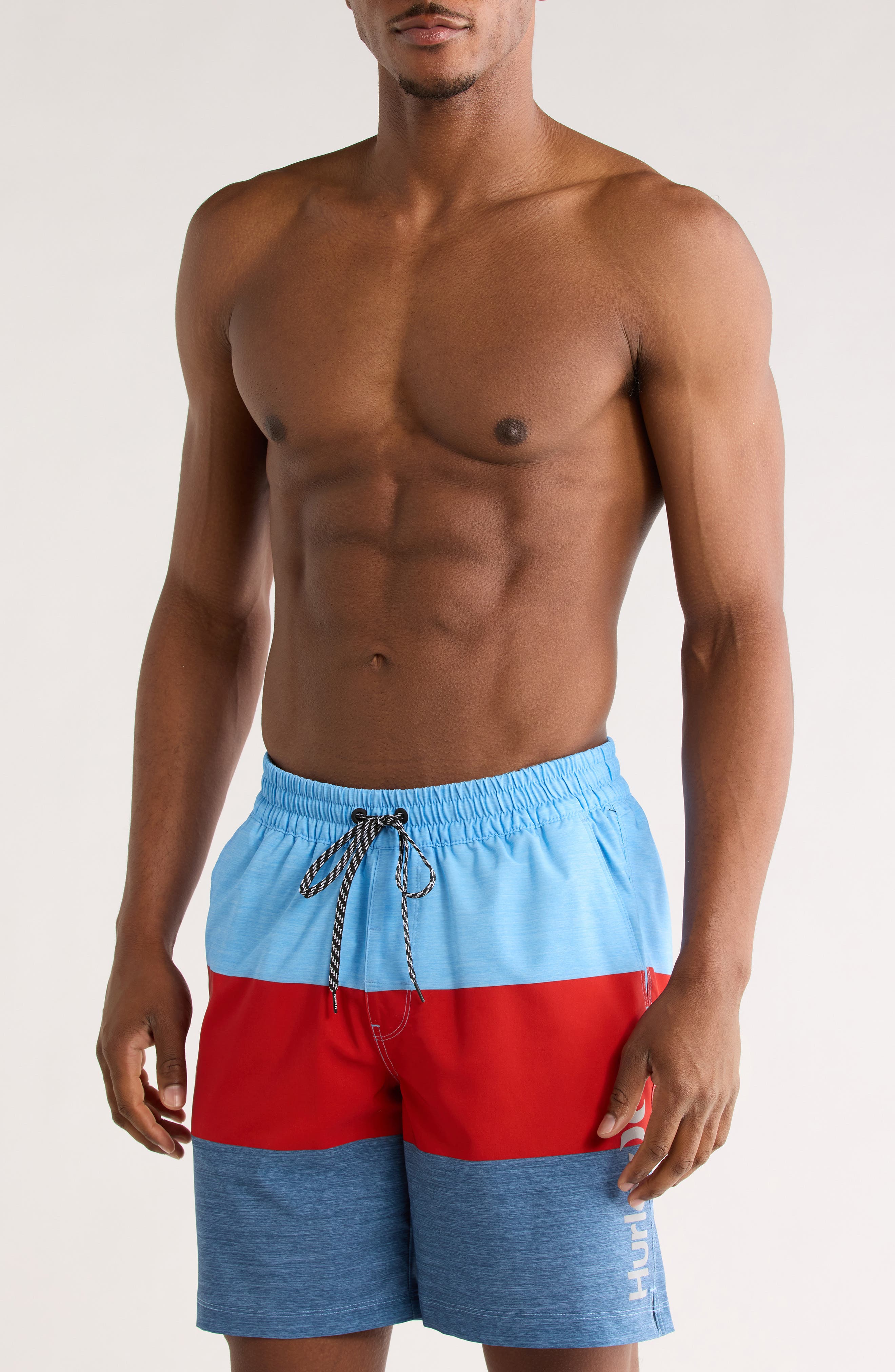 Hurley Colorblocked Volley Swim Trunks