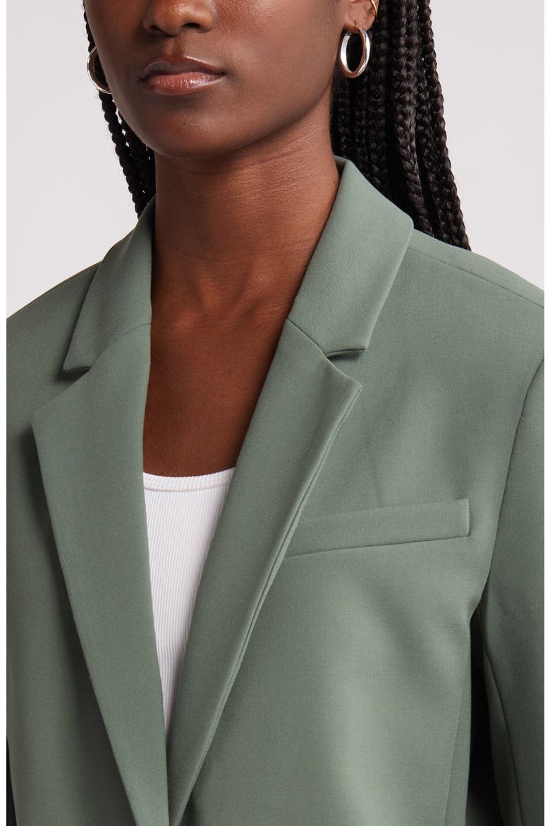 Relaxed Fit Blazer, Alternate, color, GREEN DUCK
