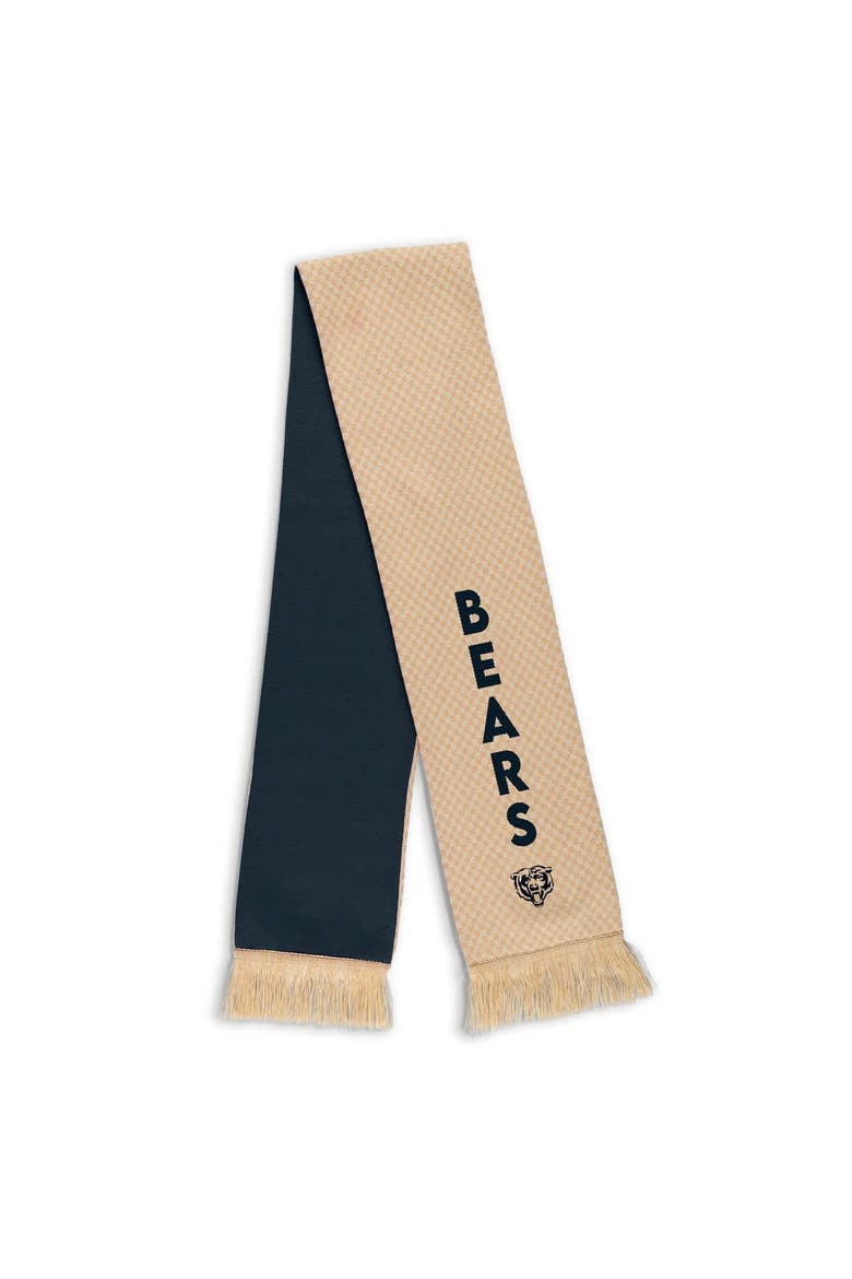 Women's WEAR by Erin Andrews Chicago Bears Tonal Microcheck Scarf & Glove Set, Alternate, color, Tan